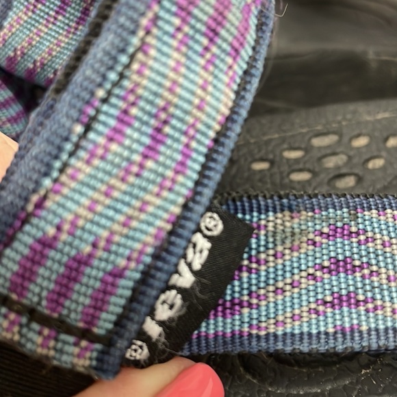 TEVA Classic Hiking Sandals Blue & Purple Size 5/6 - Picture 4 of 7
